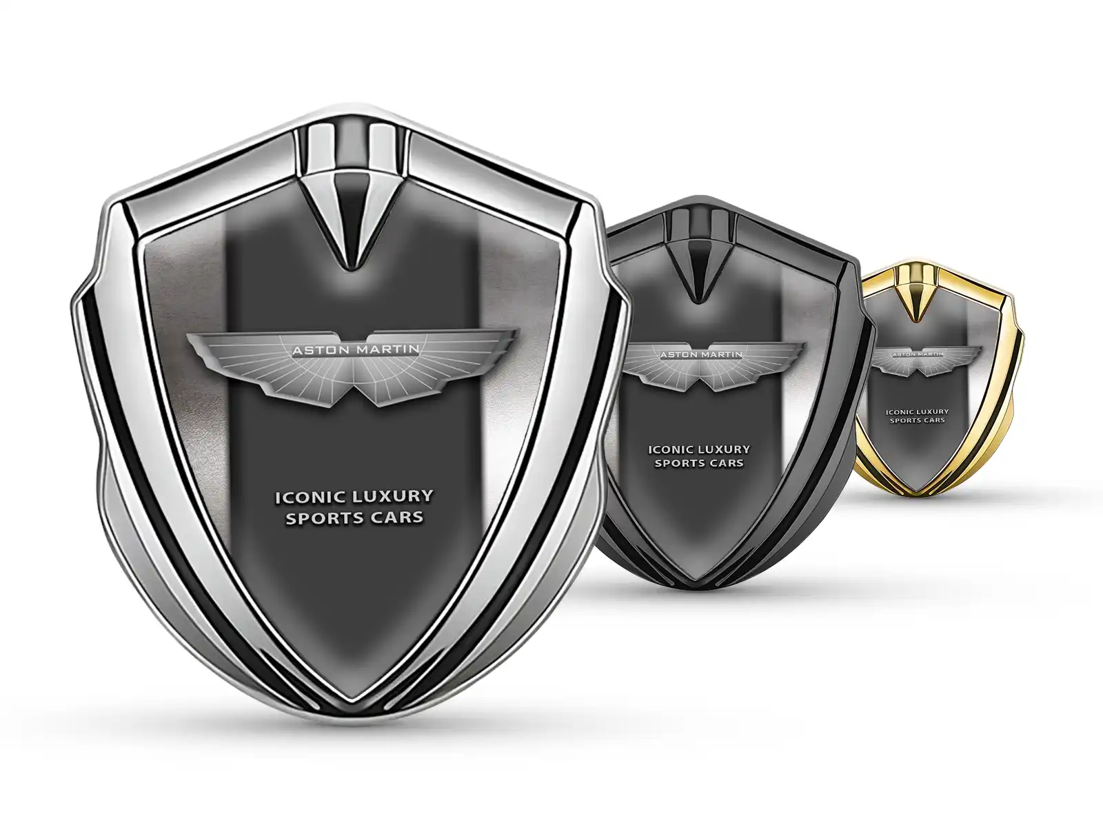 Aston Martin Emblem Metall Abzeichen Max Stil Solides Metall